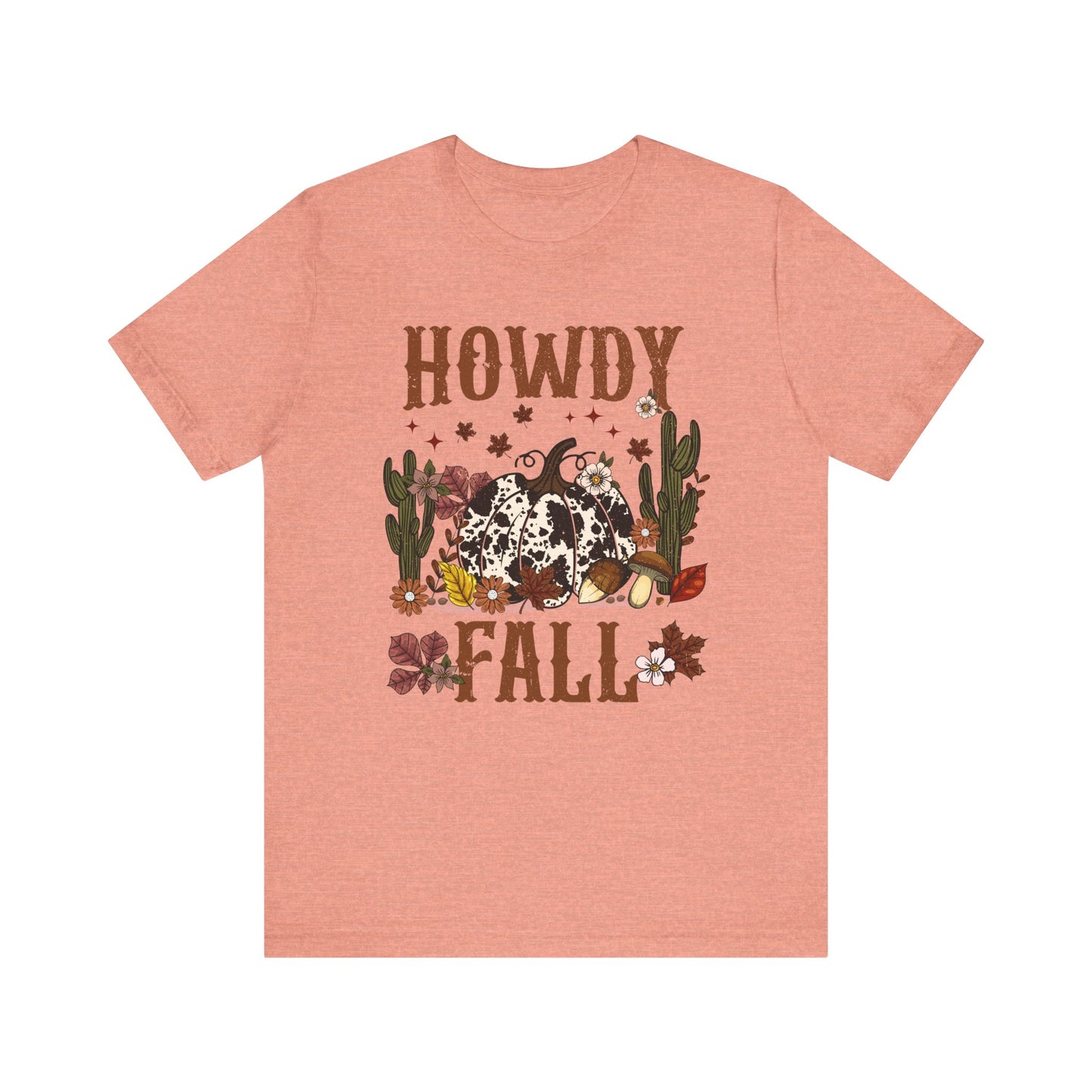 Retro Howdy Fall Shirt – Western Cowboy Pumpkin Country Thanksgiving Tee