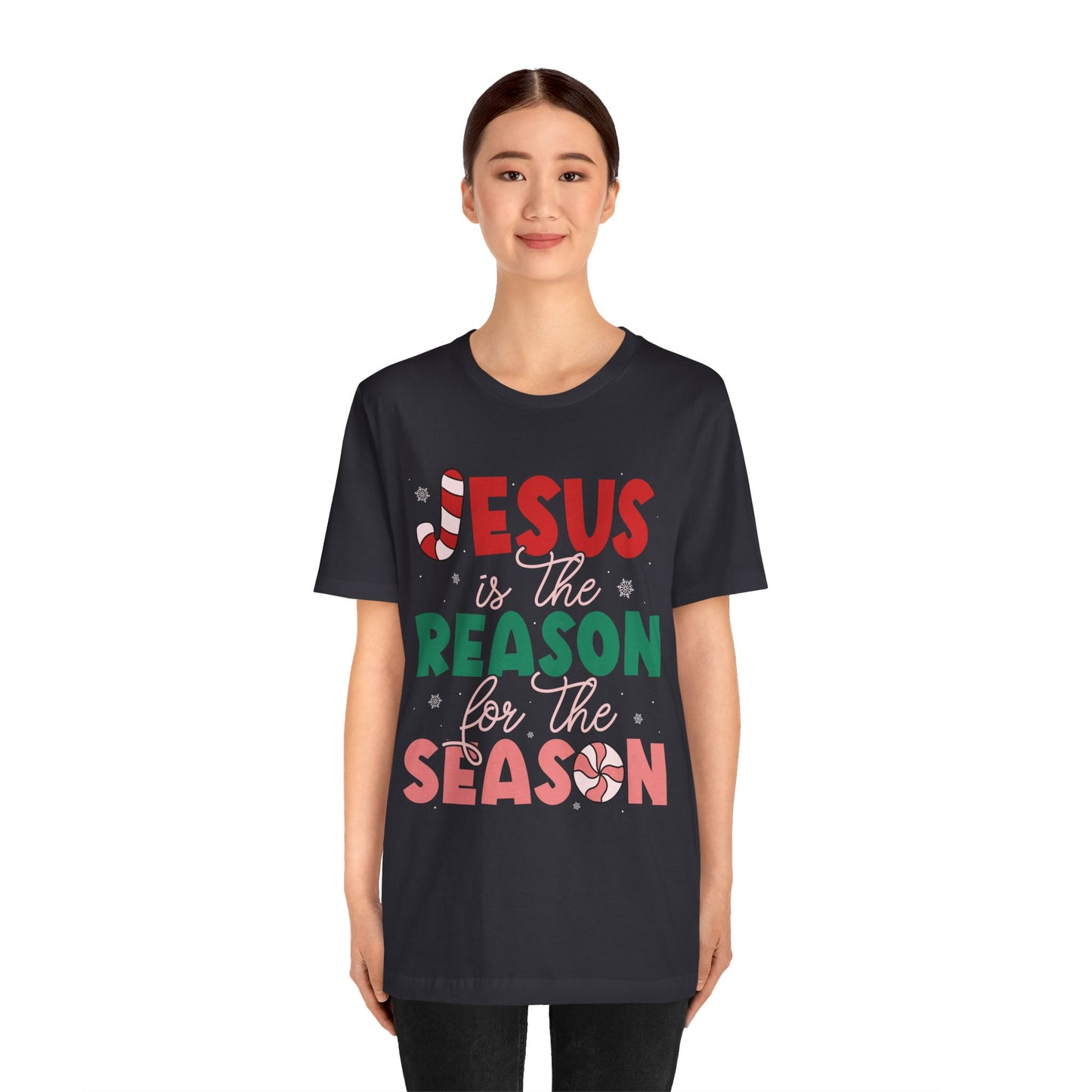 Retro Christmas Jesus Shirt – Christian “Reason for the Season” Faith Holiday Tee