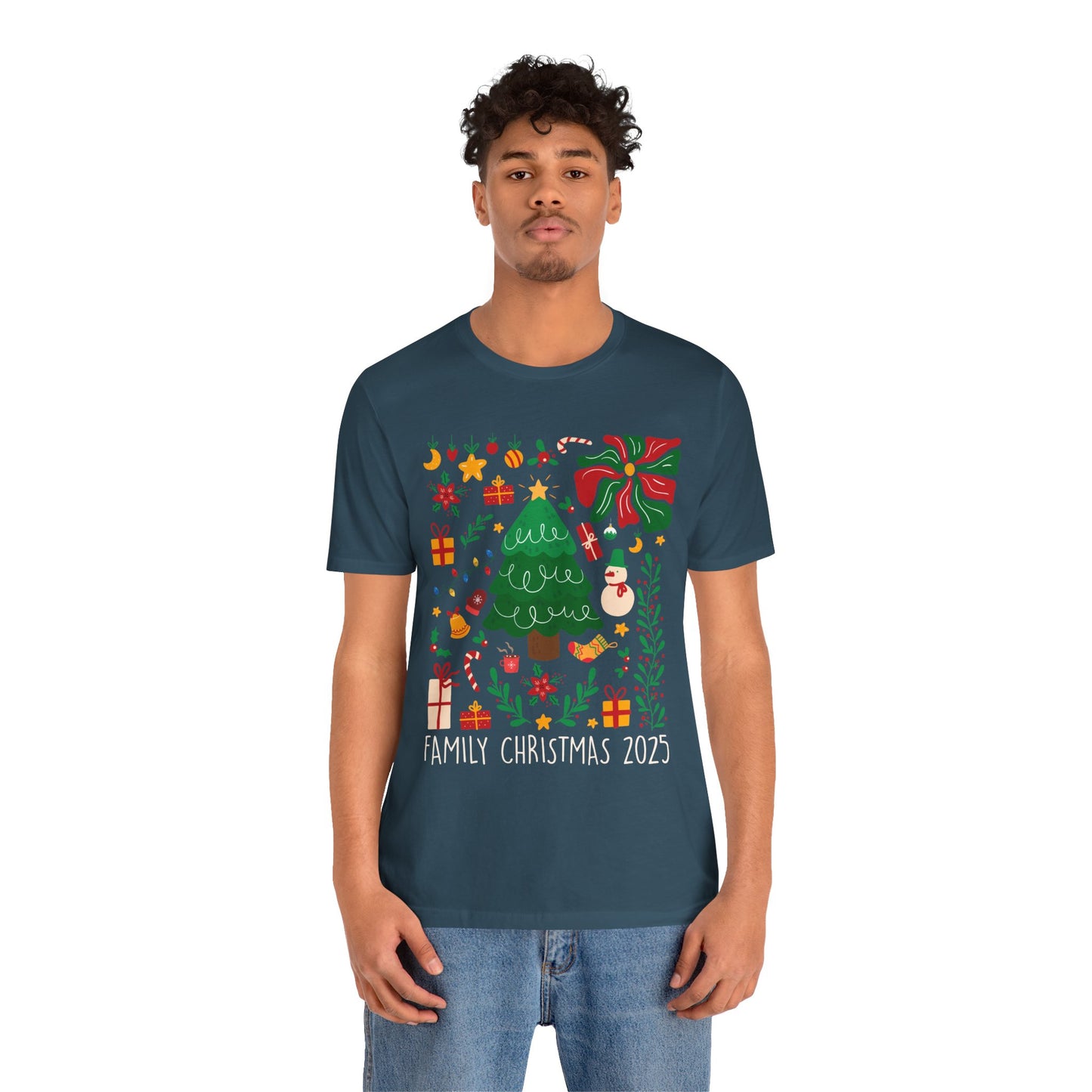 Family Christmas 2025 Shirt – Vintage Boho Holiday Family Group Shirt
