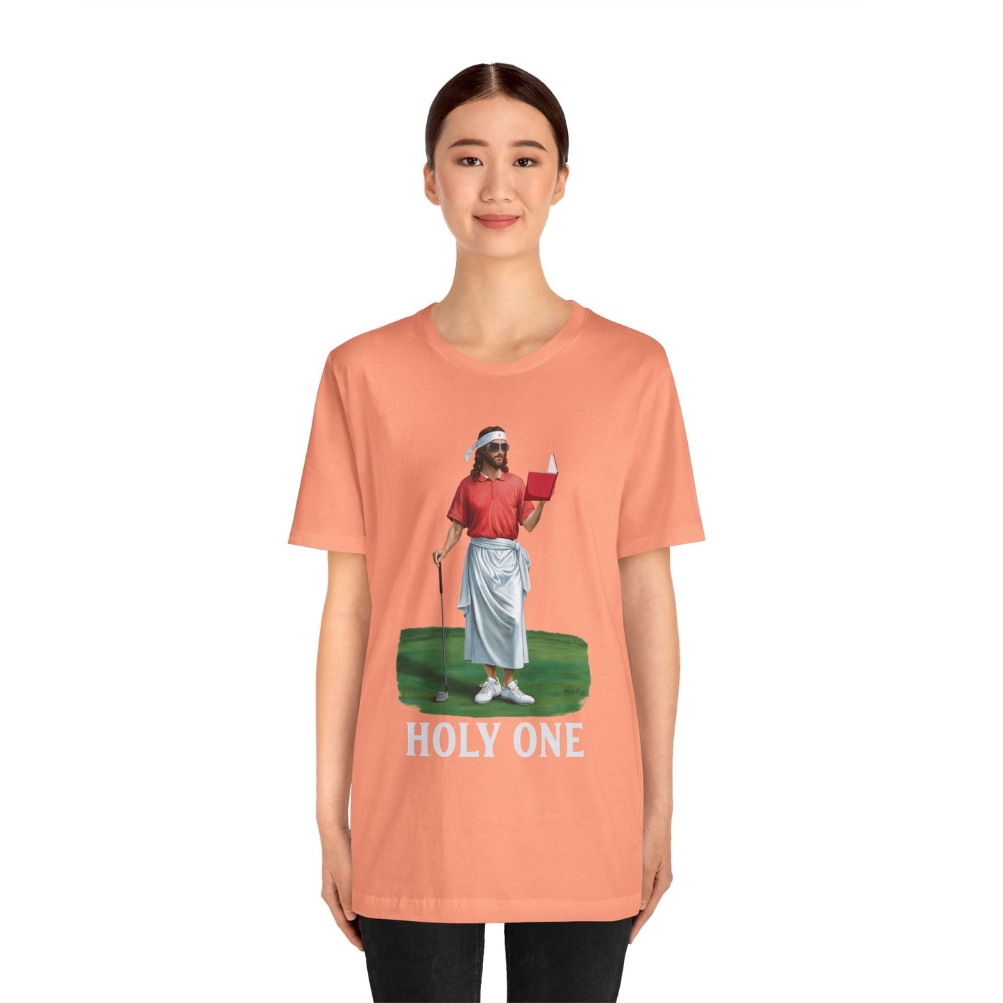 Jesus Golf Holy One Shirt – Funny Christian Faith & Sports Graphic Tee for Golfers