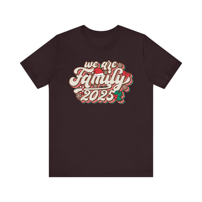 We Are Family Christmas Shirt – Retro Groovy 80s Matching Holiday Tee