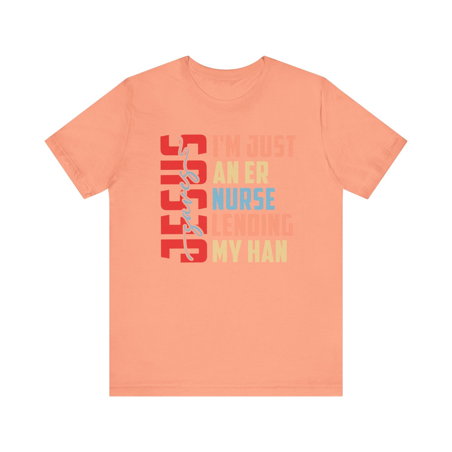 Jesus Saves ER Nurse Shirt – Retro Christian Emergency Room Faith Nurse Tee