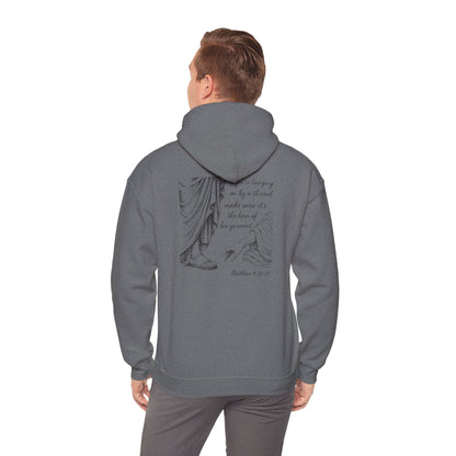 Hem of His Garment Hoodie – Matthew Bible Verse Christian Faith Pullover