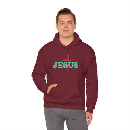 The Way Truth Life Christ Jesus Cross Nails Christian Bible Hoodie