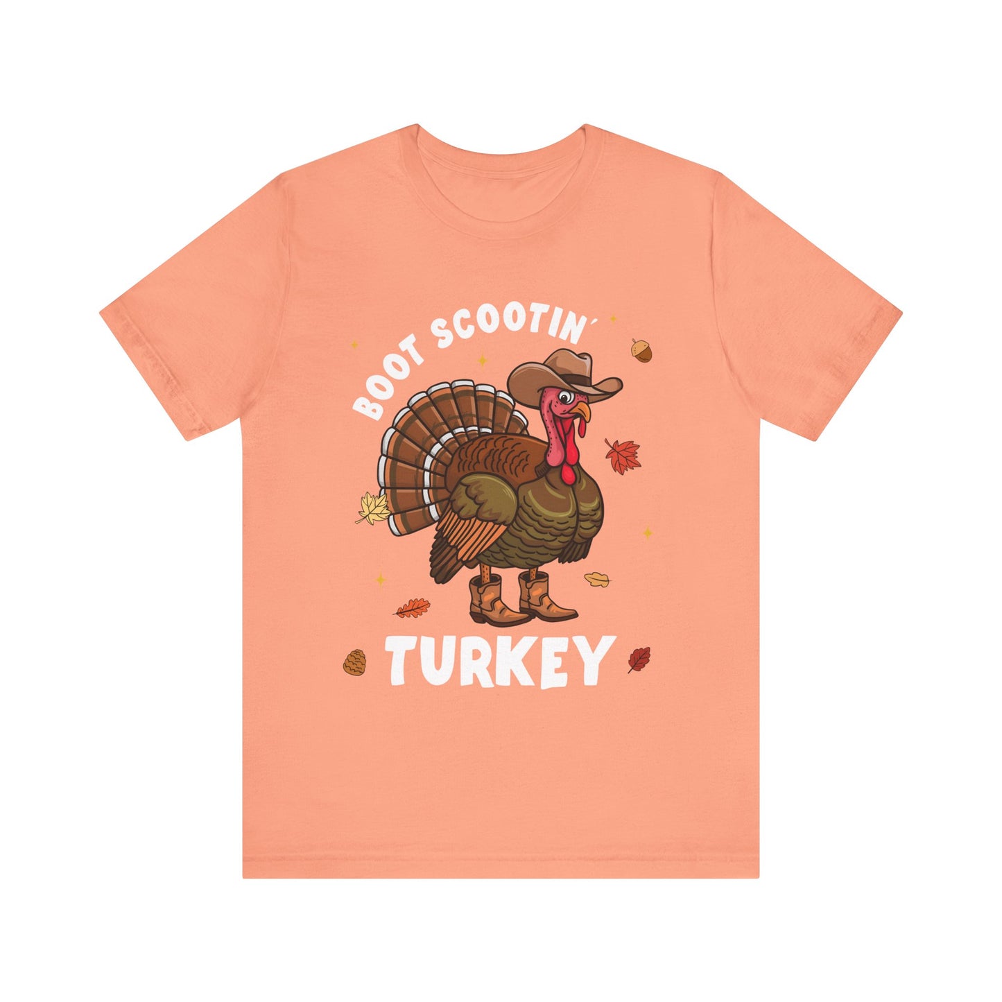 Thanksgiving Cowboy Turkey Shirt – Boot Scootin’ Western Rodeo Tee