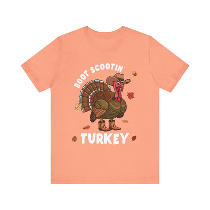 Thanksgiving Cowboy Turkey Shirt – Boot Scootin’ Western Rodeo Tee