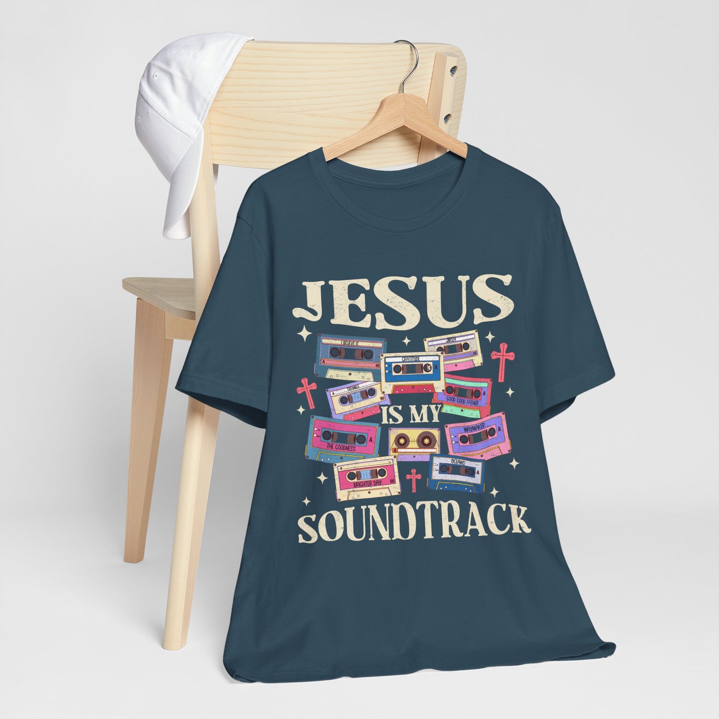 Jesus Is My Soundtrack Shirt – Christian Worship Music Faith Tee for Believers