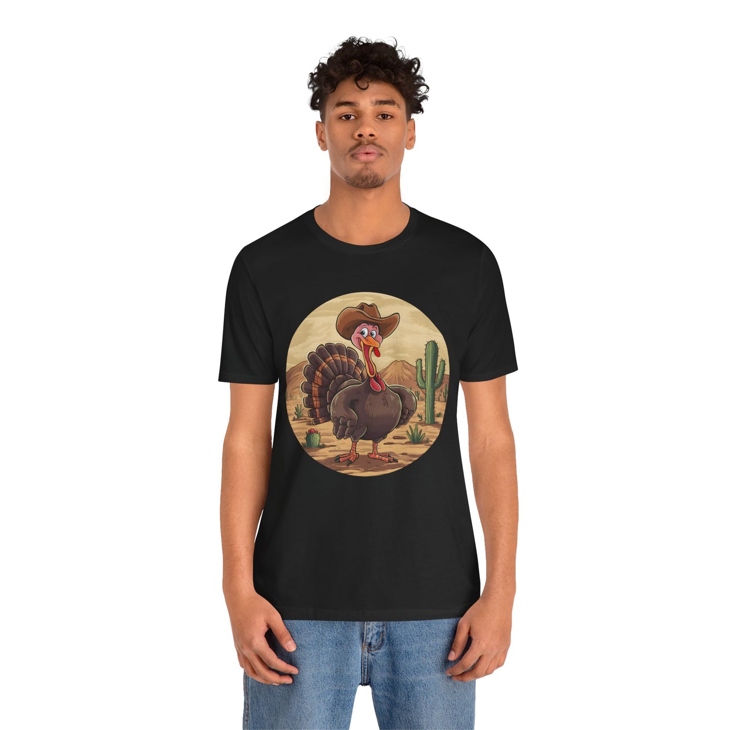 Western Thanksgiving Cowboy Turkey Shirt – Texas Desert Cowgirl Tee