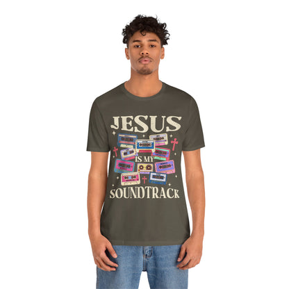 Jesus Is My Soundtrack Shirt – Christian Worship Music Faith Tee for Believers