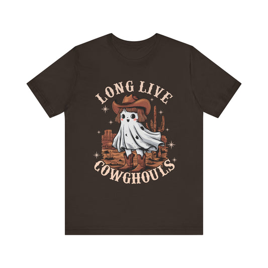 Long Live Cowghouls Shirt – Cute Western Ghost Cowgirl Halloween Tee