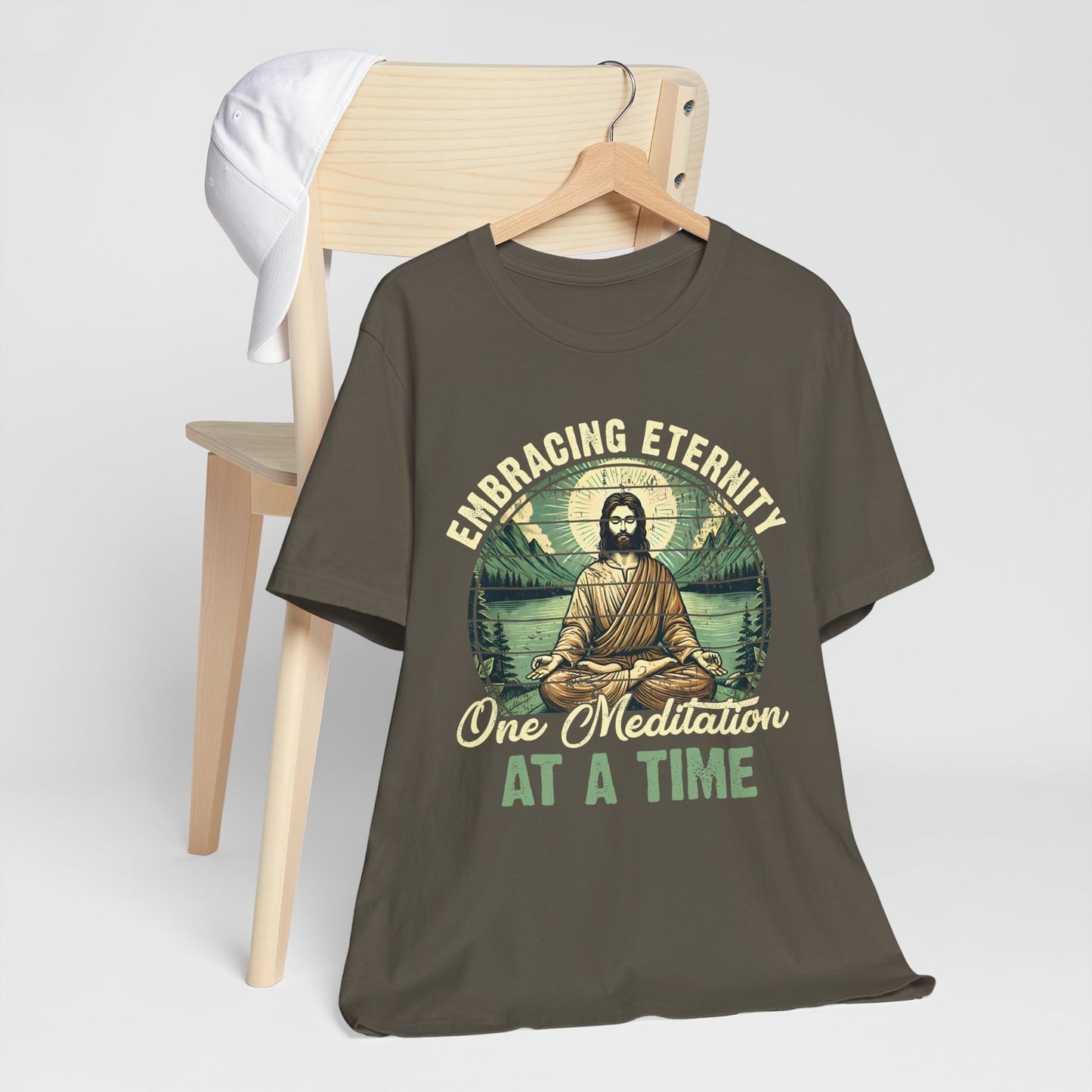 Embracing Eternity Shirt – Christian Yoga Jesus God Faith & Mindfulness Tee