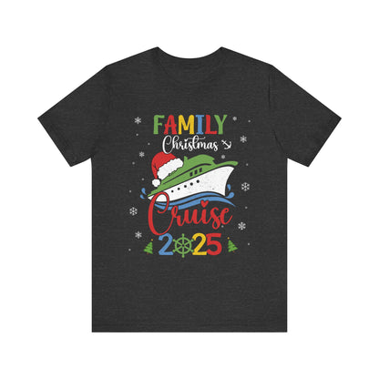 Family Christmas Cruise 2025 Shirt – Matching Cruisemas Family Vacation Tee, Holiday Boat Trip Outfit