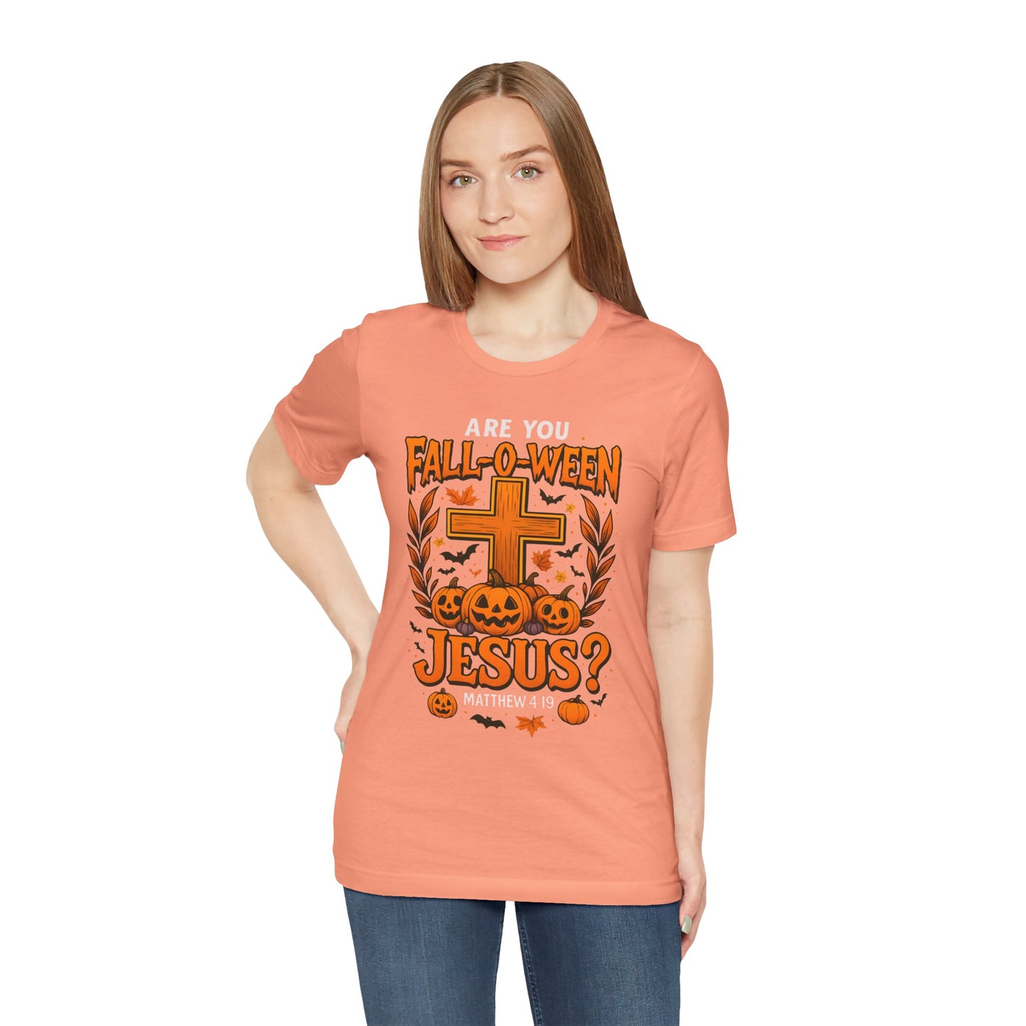 Are You Fall O Ween Shirt – Jesus Christian Pumpkin Cross Halloween Tee