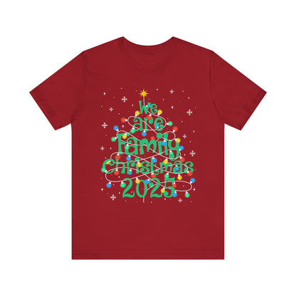We Are Family Christmas 2025 Shirt – Matching Holiday Tree Lights Reunion Tee