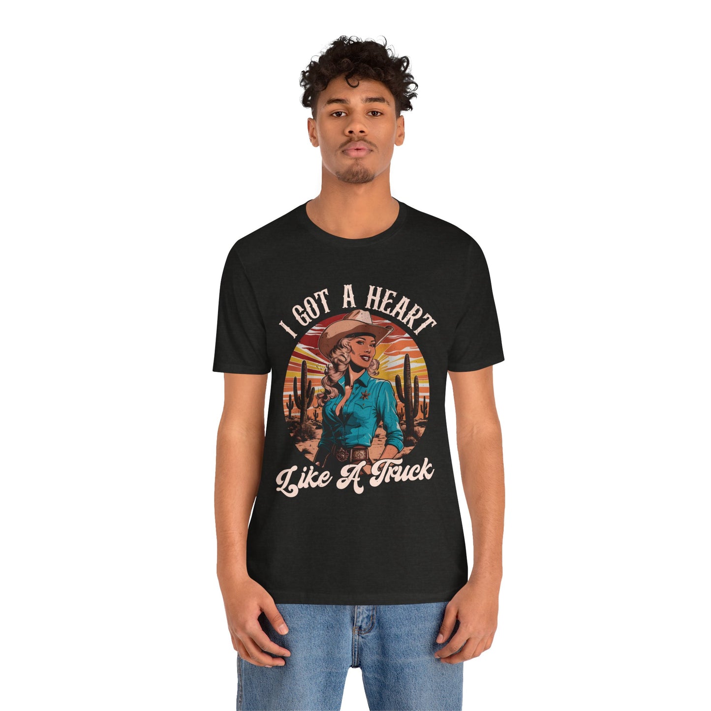 Heart Like A Truck Shirt – Christian Cowgirl Desert Western Rodeo Tee