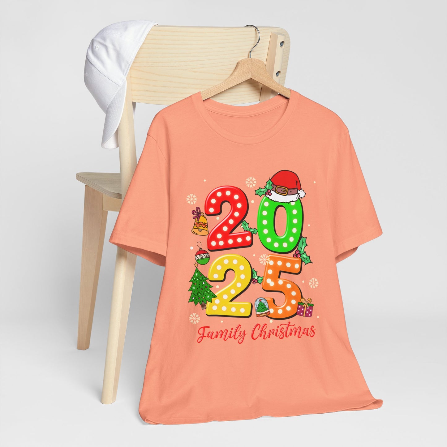 2025 Family Christmas Shirt – Cute Matching Holiday Lights Group Tee