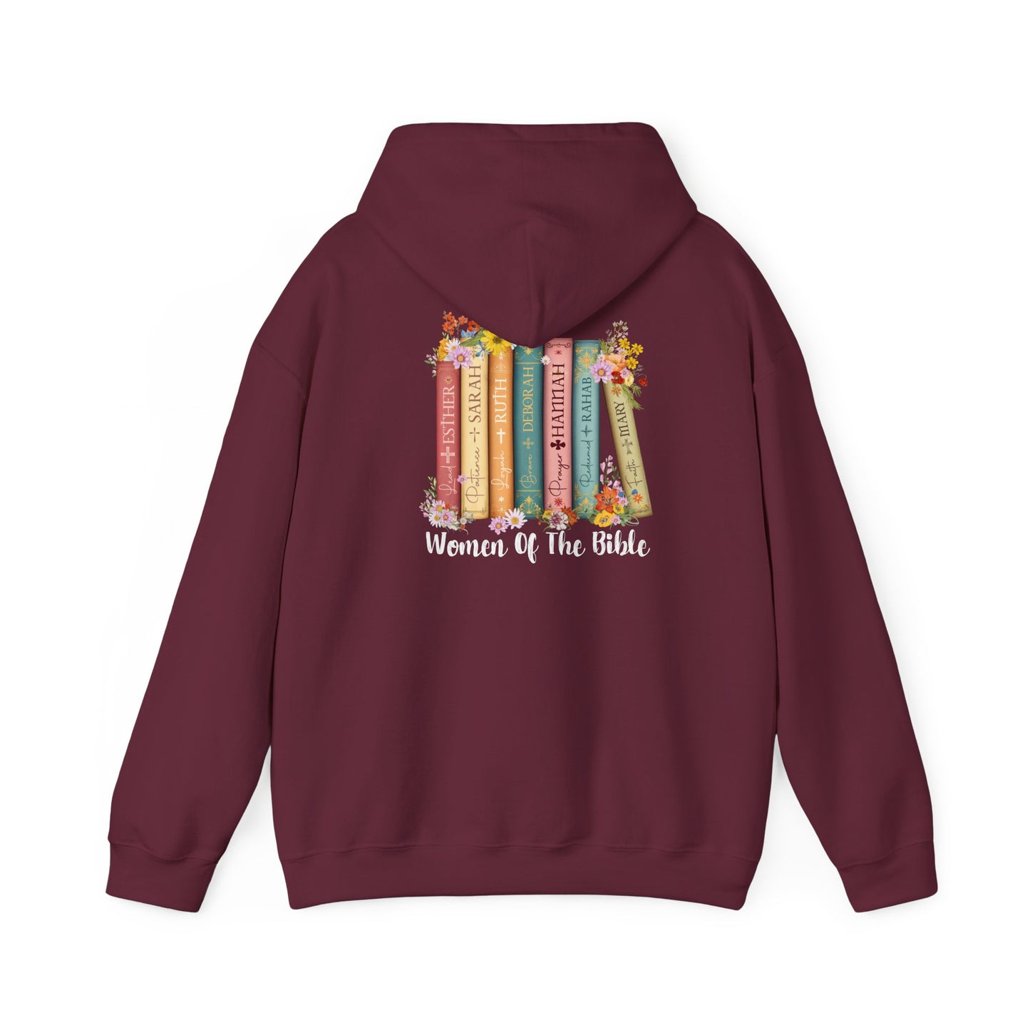Women of the Bible Hoodie – Christian Floral Scripture Church Book Pullover