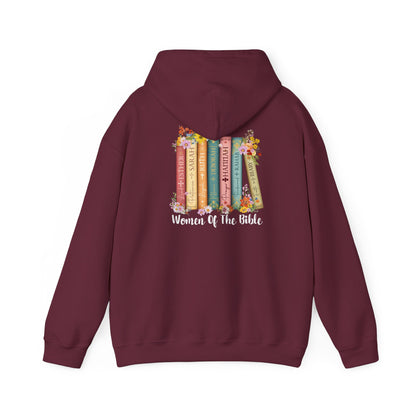 Women of the Bible Hoodie – Christian Floral Scripture Church Book Pullover