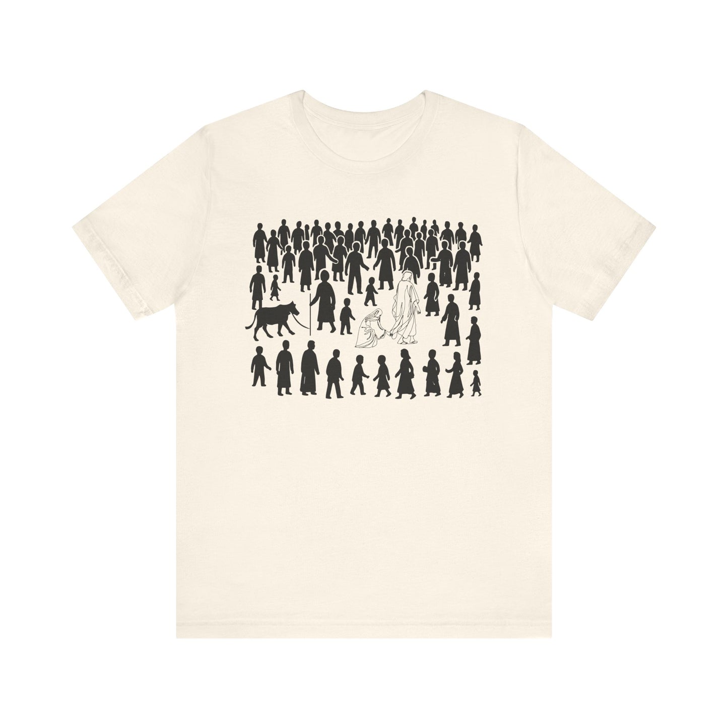 Jesus Pulling You from the Crowd Shirt – Christian Rescues Men Women Tee