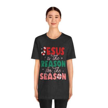Retro Christmas Jesus Shirt – Christian “Reason for the Season” Faith Holiday Tee