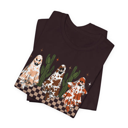 Howdy Fall Retro Ghost Shirt – Western Cowboy Cowgirl Halloween Tee
