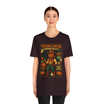 Yeehawlloween Shirt – Western Rodeo Halloween Carnival Cowgirl Cowboy Tee