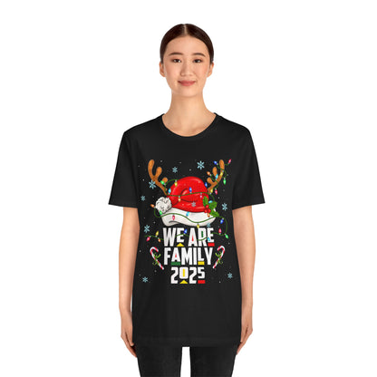 We Are Family 2025 Shirt – Afro Christmas Tree & Santa Matching Black Family Tee
