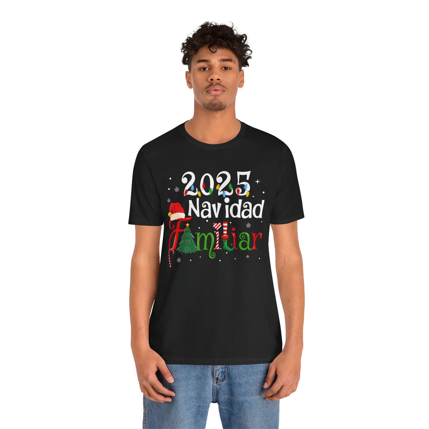 Navidad Familiar 2025 Shirt – Spanish Feliz Navidad Matching Holiday Tee