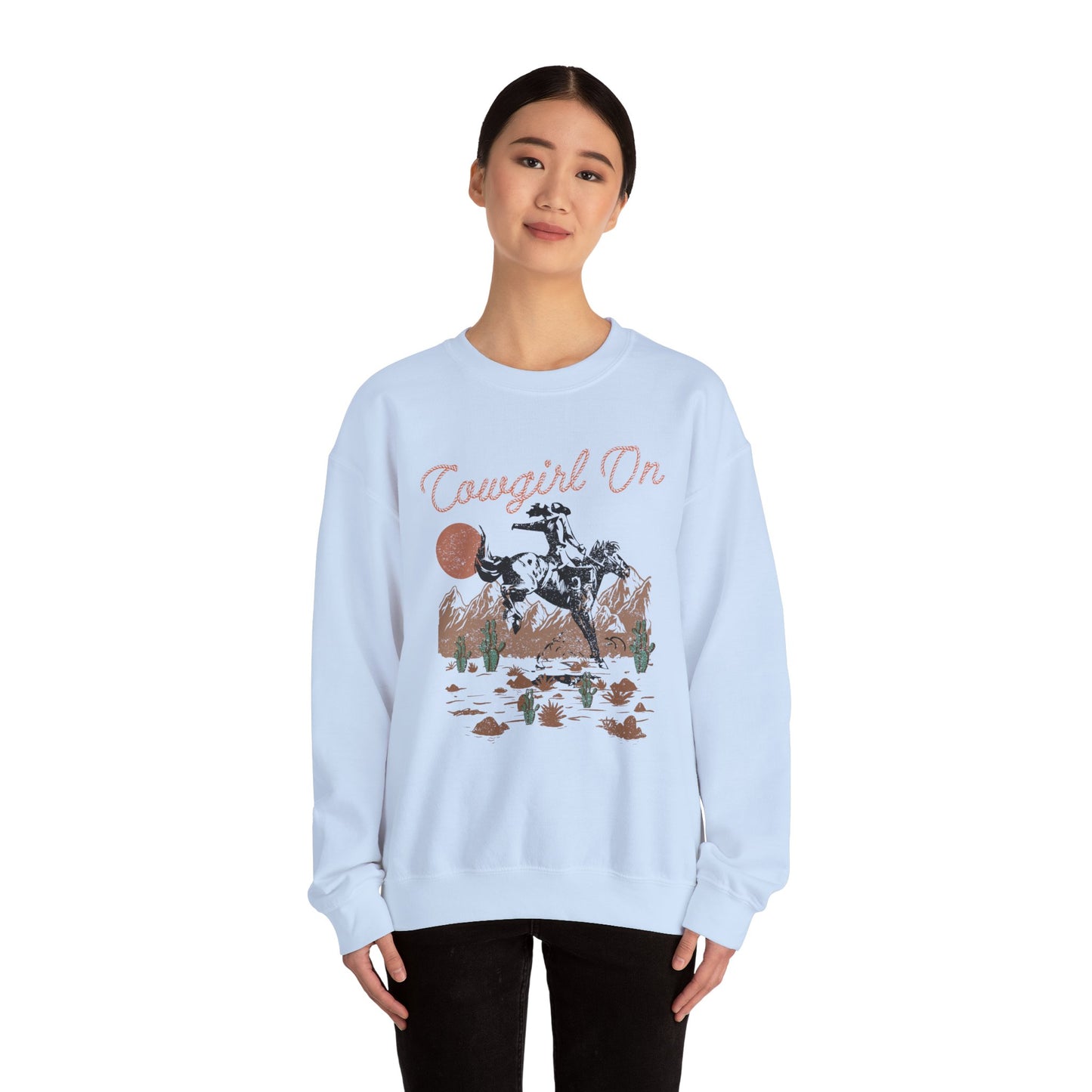 Cowgirl Howdy Sweatshirt – Southern Western Country Rodeo Vintage Pullover