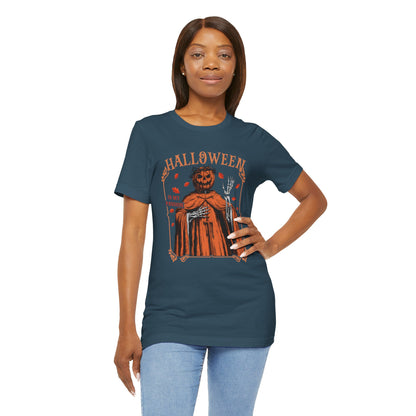 Halloween Is My Passion Jesus Cross Christian Jack O Lantern T-Shirt