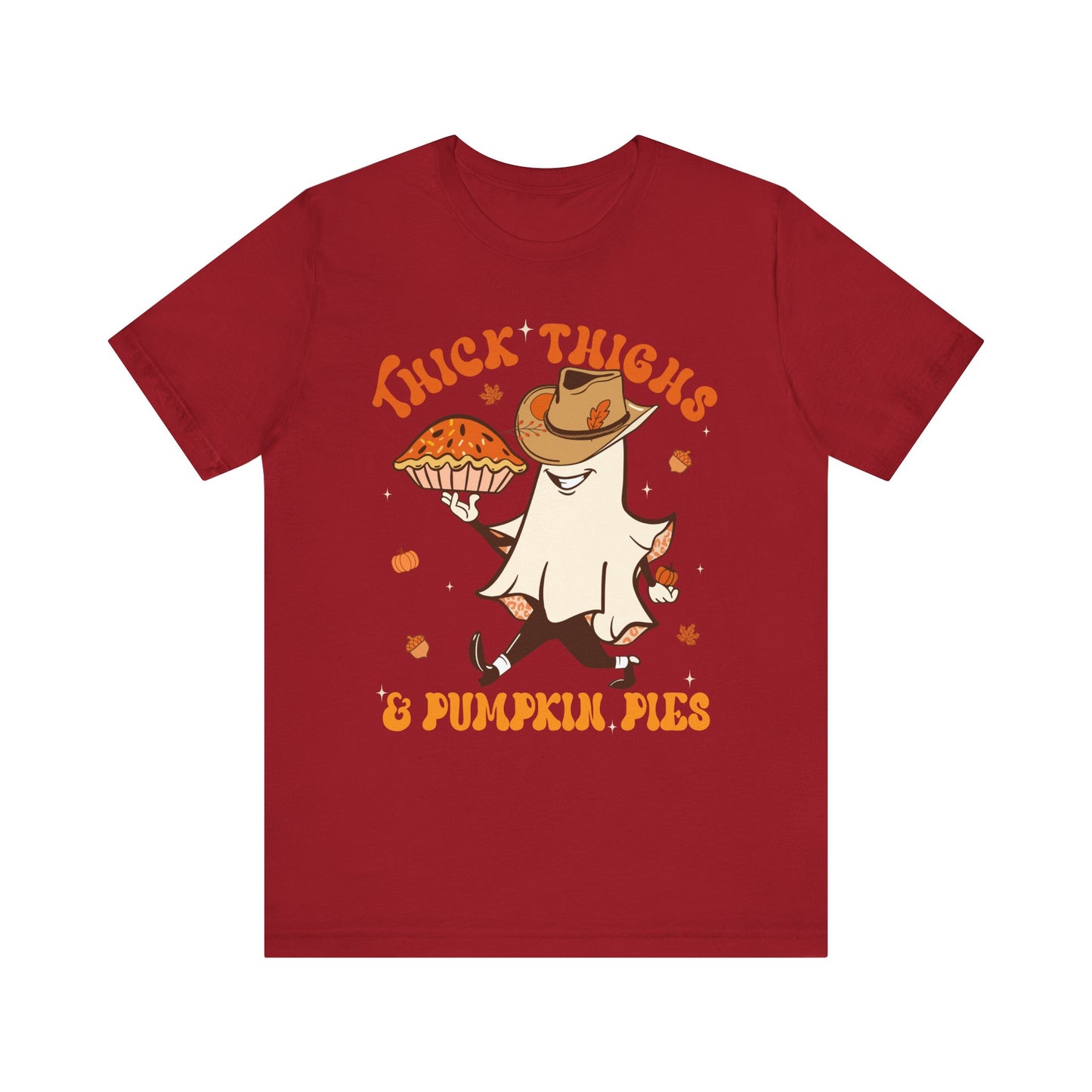 Thick Thighs Pumpkin Pies Shirt – Funny Howdy Ghost Western Halloween Tee