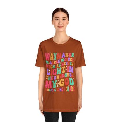 Waymaker Miracle Worker Shirt – Christian Worship My God Faith Tee
