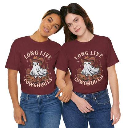 Long Live Cowghouls Shirt – Cute Western Ghost Cowgirl Halloween Tee