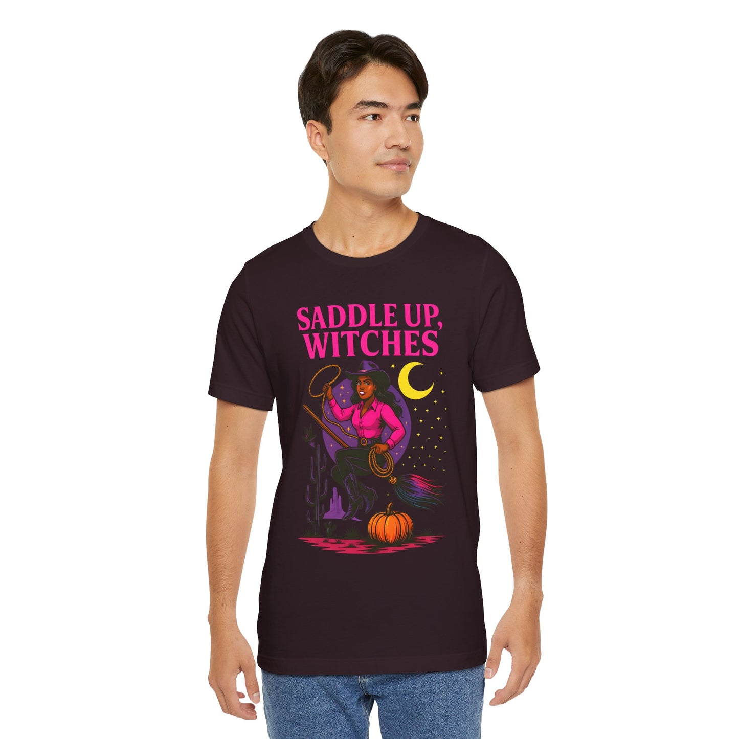 Saddle Up Witches Shirt – Black Cowgirl Western Halloween Tee