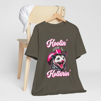 Opossum Hootin’ Hollerin’ 90s Vintage Retro Western T-Shirt