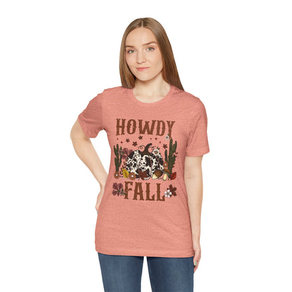 Retro Howdy Fall Shirt – Western Cowboy Pumpkin Country Thanksgiving Tee