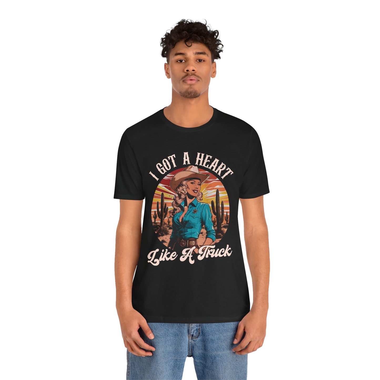 Heart Like A Truck Shirt – Christian Cowgirl Desert Western Rodeo Tee