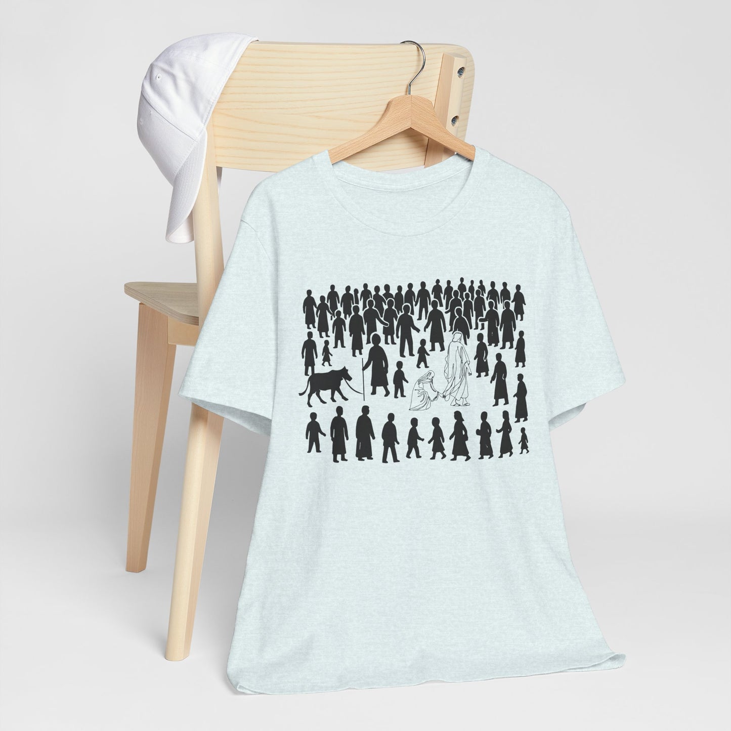 Jesus Pulling You from the Crowd Shirt – Christian Rescues Men Women Tee