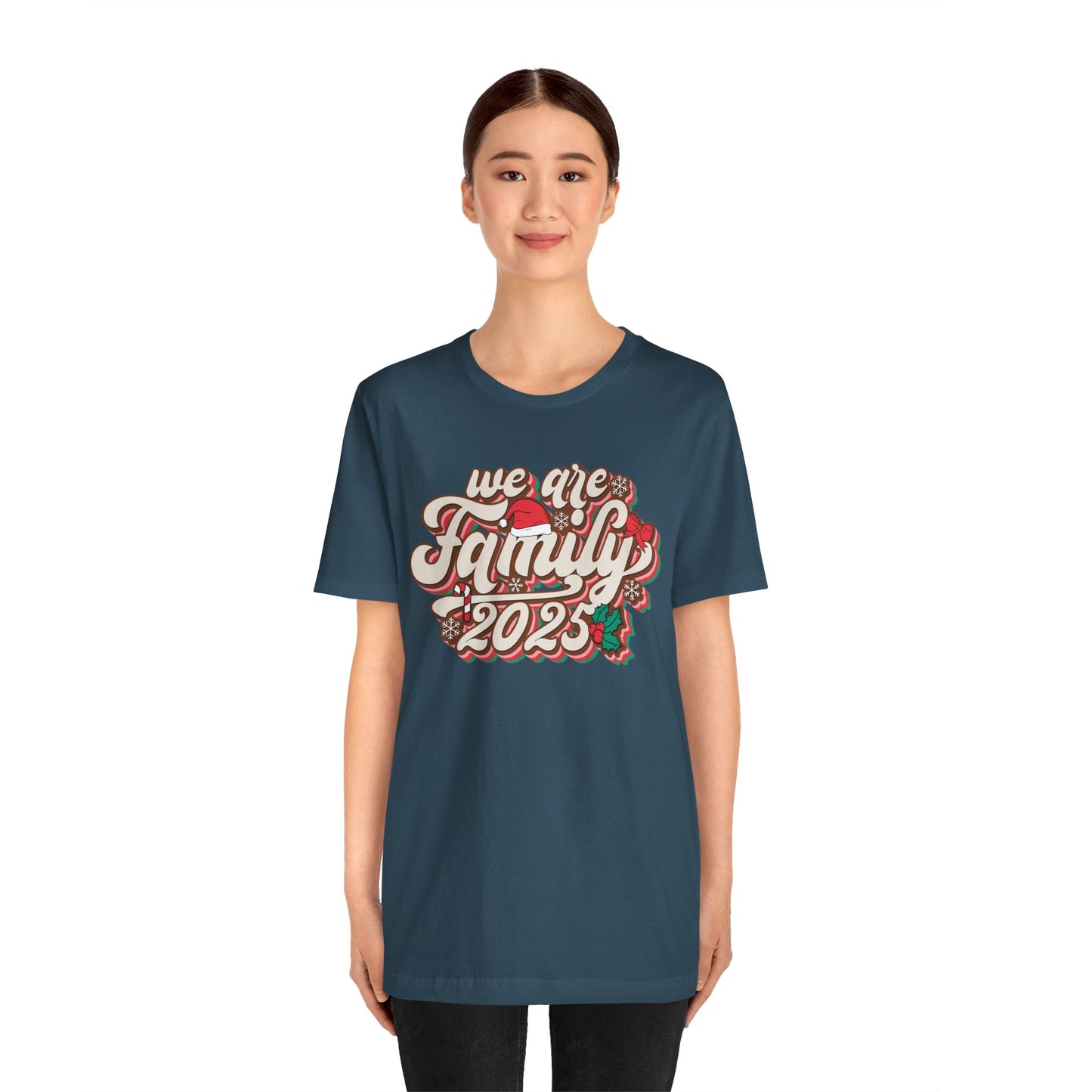 We Are Family Christmas Shirt – Retro Groovy 80s Matching Holiday Tee