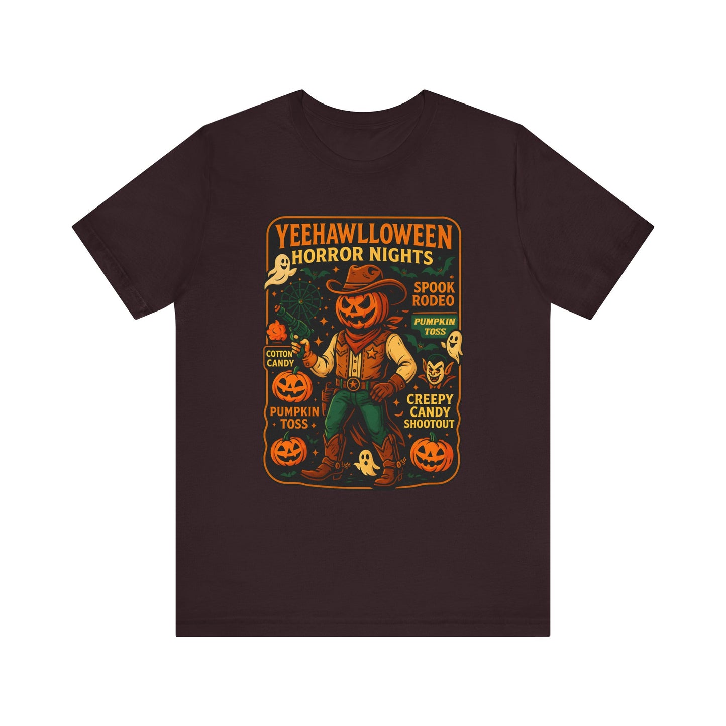 Yeehawlloween Shirt – Western Rodeo Halloween Carnival Cowgirl Cowboy Tee