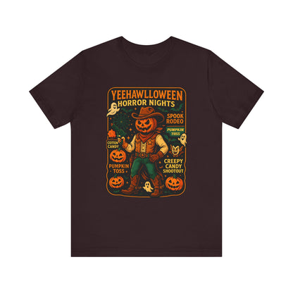 Yeehawlloween Shirt – Western Rodeo Halloween Carnival Cowgirl Cowboy Tee