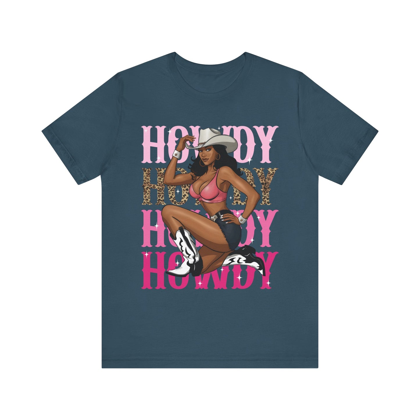 Howdy Black Cowgirl Shirt – Western Melanin Rodeo Queen Texas Tee