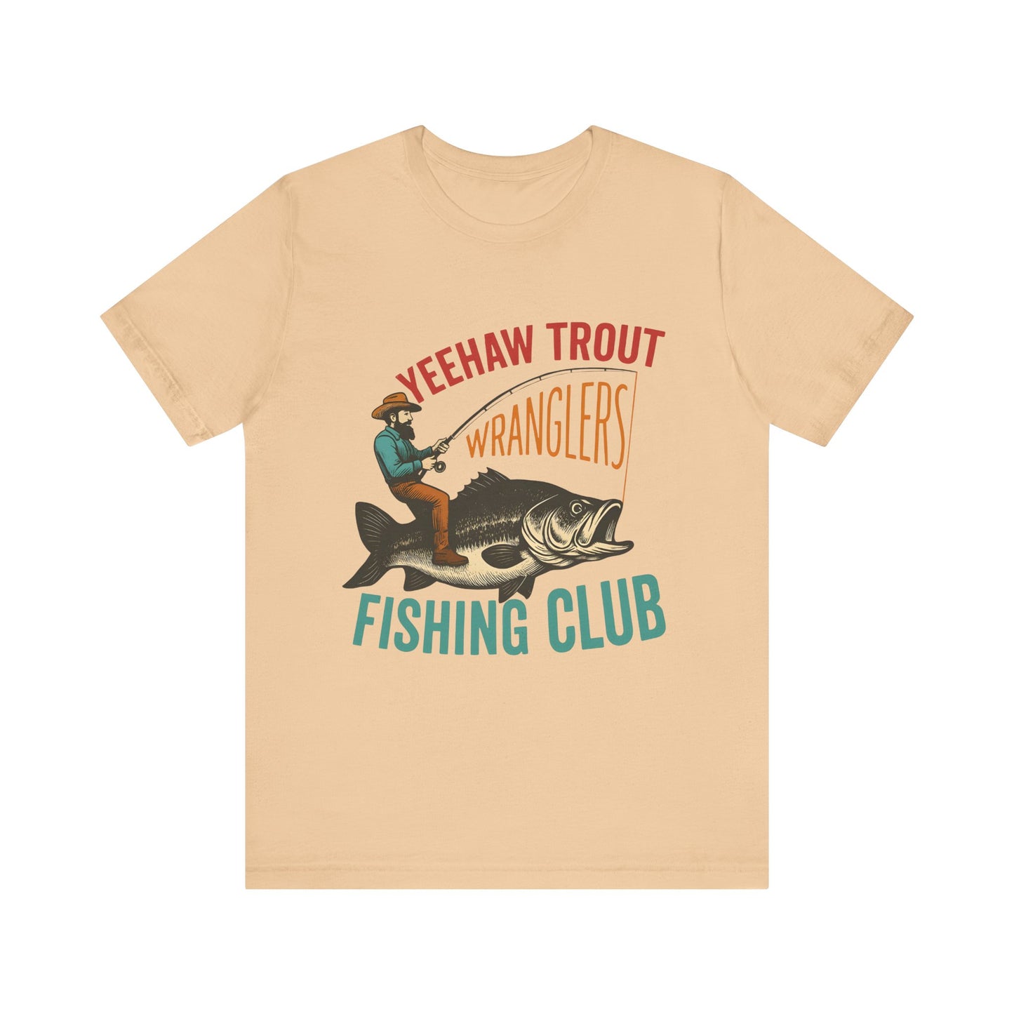 Yeehaw Trout Wranglers Shirt – Funny Cowboy Fishing Club Western Tee