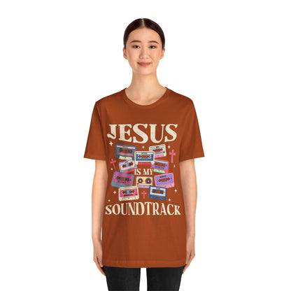 Jesus Is My Soundtrack Shirt – Christian Worship Music Faith Tee for Believers