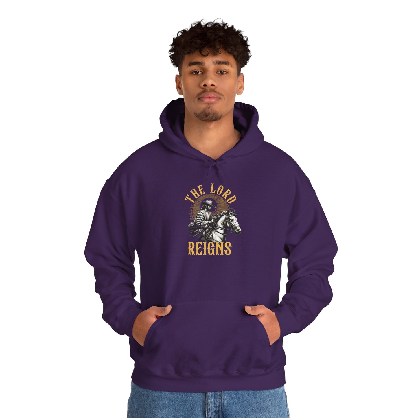 Jesus The Lord Reigns Hoodie – Country Christian Western Rodeo Pullover