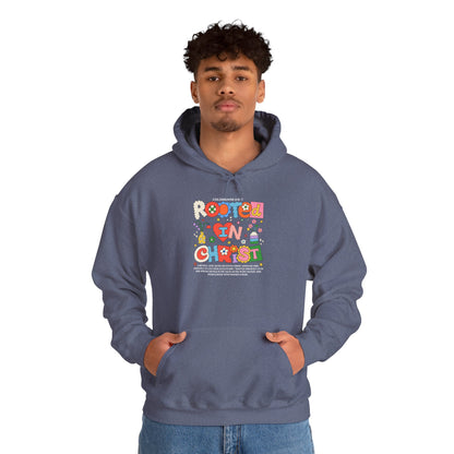 Christian Floral Hoodie - Grow in Grace