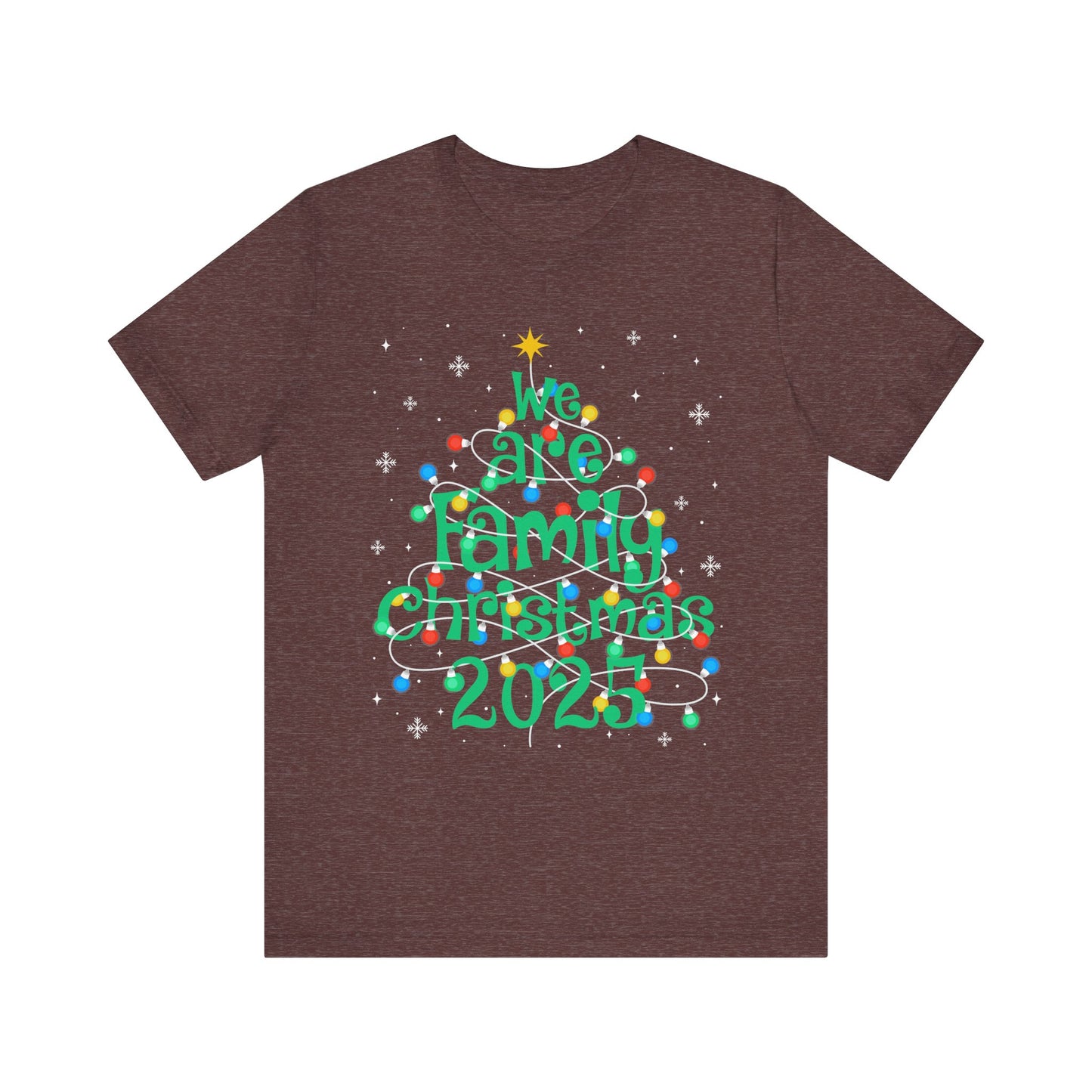 We Are Family Christmas 2025 Shirt – Matching Holiday Tree Lights Reunion Tee