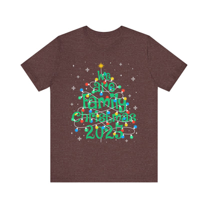 We Are Family Christmas 2025 Shirt – Matching Holiday Tree Lights Reunion Tee