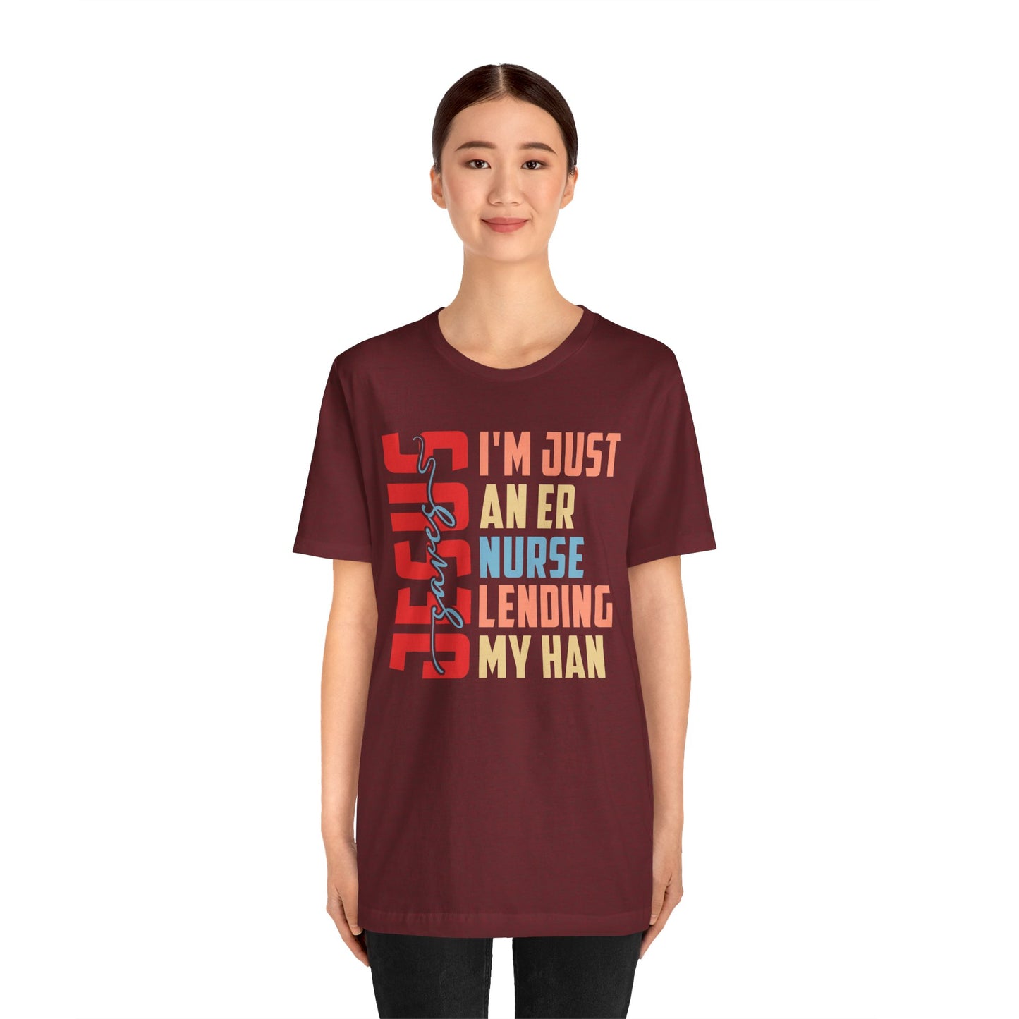 Jesus Saves ER Nurse Shirt – Retro Christian Emergency Room Faith Nurse Tee