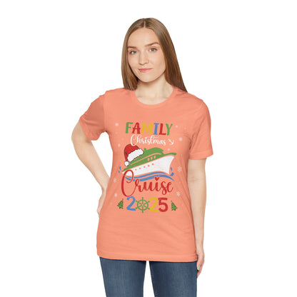 Family Christmas Cruise 2025 Shirt – Matching Cruisemas Family Vacation Tee, Holiday Boat Trip Outfit